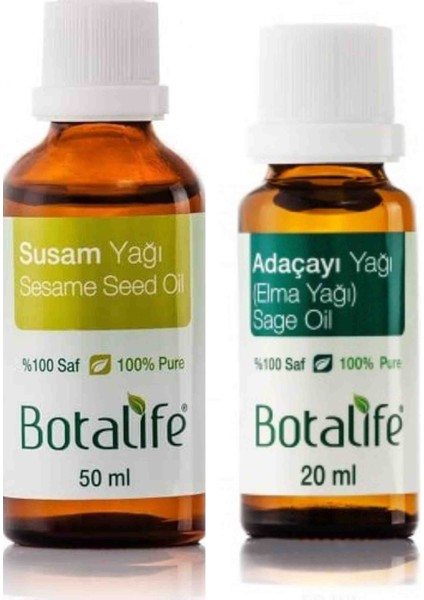 Susam Yağı Adaçayı Yağı Bel Fıtığı, Boyun Fıtığı İçin