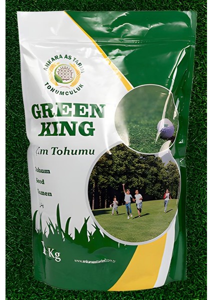 Green King 6m 6 Lı Karışım Çim Tohumu 1 kg