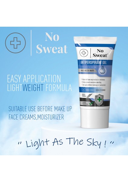 Antiperspirant Gel - Yüz - Boyun - Ense Terlemesine Karşı Jel 50 ml fırsatları