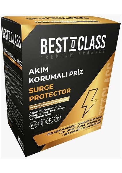 Asafonline-Bestoclass Silverline Uyumlu Akım Korumalı Priz