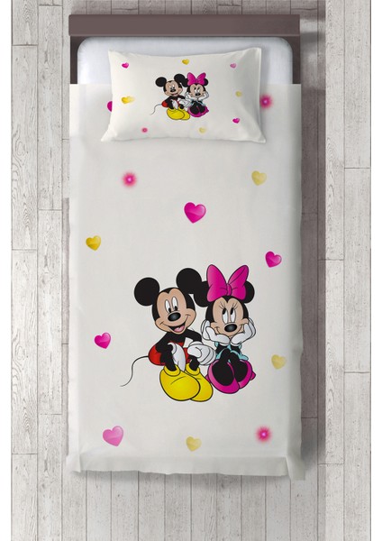 Mickey Mouse çocuk ve Bebek Odası Yatak Örtüsü TLAY-112