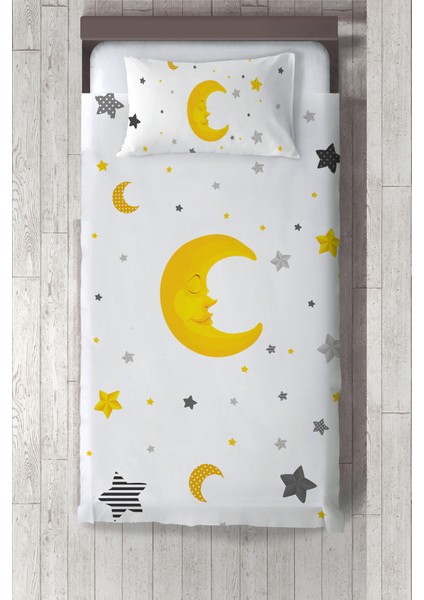yıldız ve Ay Desenli Yatak Örtüsü TLAY-250