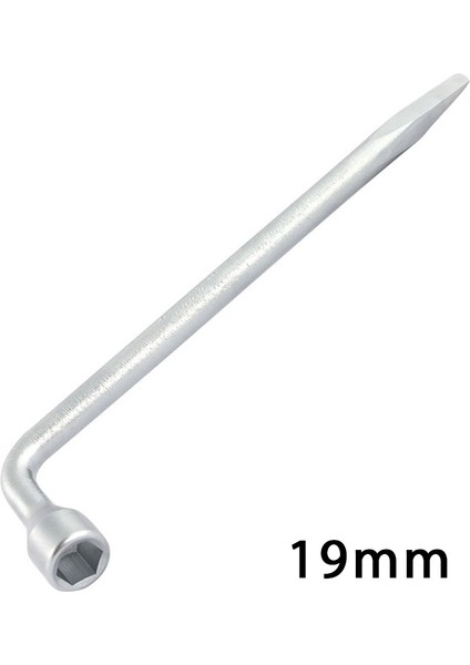 L Pipo Tip Tek Kol Çelik Bijon Anahtarı 19 mm