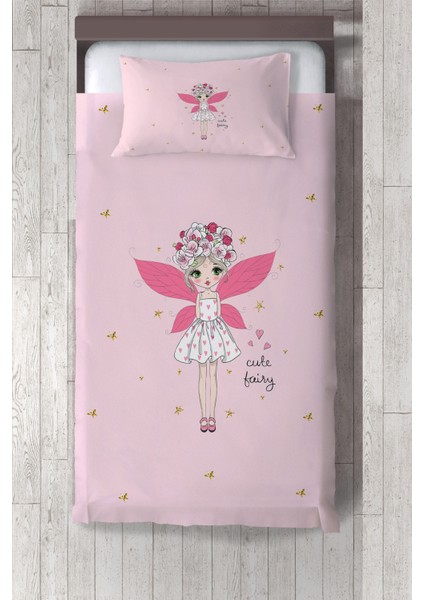 kanatlı Kız Çocuk Odası Yatak Örtüsü TLAY-168