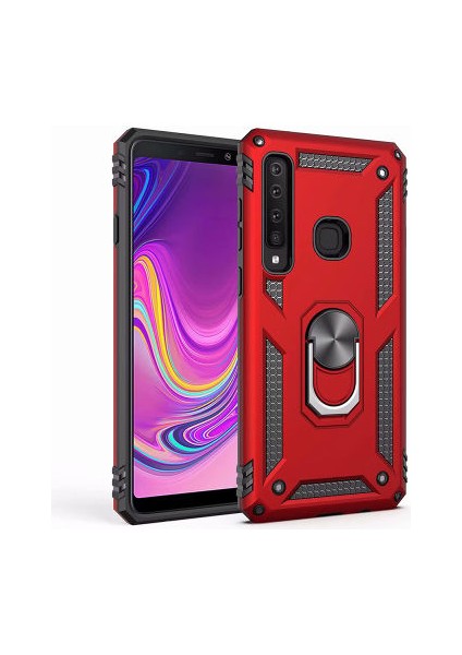 Samsung Galaxy A9 2018 Kılıf Tam Koruma Çift Katmanlı Ibiza Sert Silikon Kapak