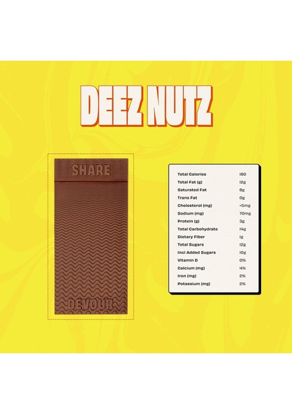 Mr Beast Deez Nutz Peanut Butter Milk Chocolate Bar 60 gr