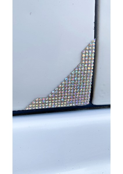 Kristal Taşlı Araba Kapı Köşe Koruyucu 2&#039;LI Gökkuşağı fiyatları