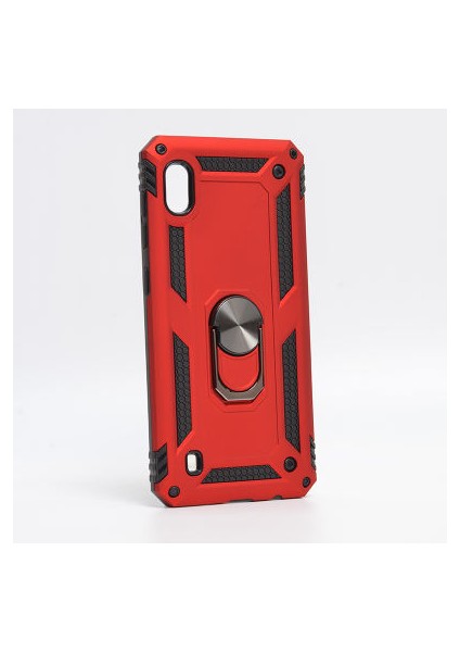 Samsung Galaxy A10 Kılıf Tam Koruma Çift Katmanlı Ibiza Sert Silikon Kapak