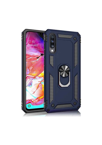 Huawei P Smart Pro 2019 Kılıf Tam Koruma Çift Katmanlı Ibiza Sert Silikon Kapak