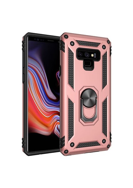 Samsung Galaxy Note 9 Kılıf Tam Koruma Çift Katmanlı Ibiza Sert Silikon Kapak