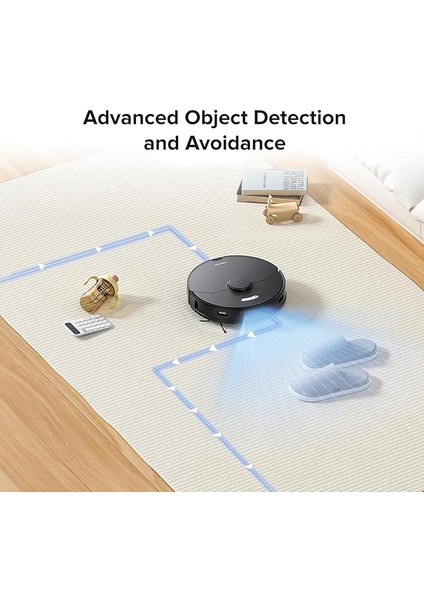 Premium Robot Vacuum And Mop Combo, Auto Mop Drying And Washing, Self-Emptying And Refilling, 5500PA Suction, Reactive Tech Obstacle Avoidance, (Rockdock Ultra Series)