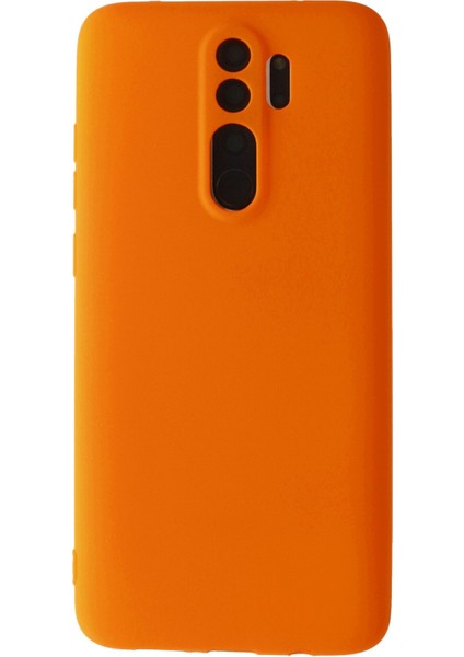 Xiaomi Redmi Note 8 Pro Kılıf Premium Rubber Silikon - Turuncu