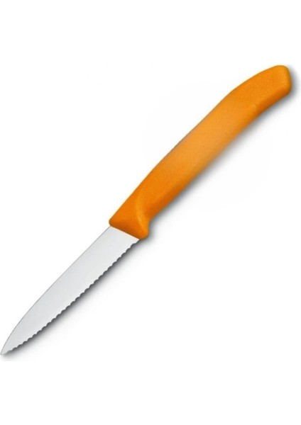 Turuncu Sebze Bıçağı Tırtıklı (8cm) fiyatları