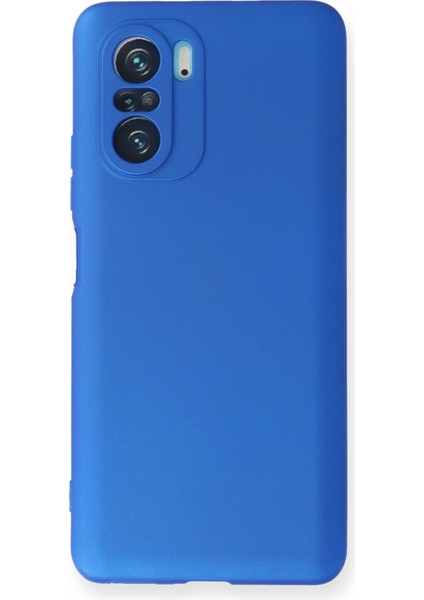 Xiaomi Redmi K40 Kılıf Premium Rubber Silikon - Mavi