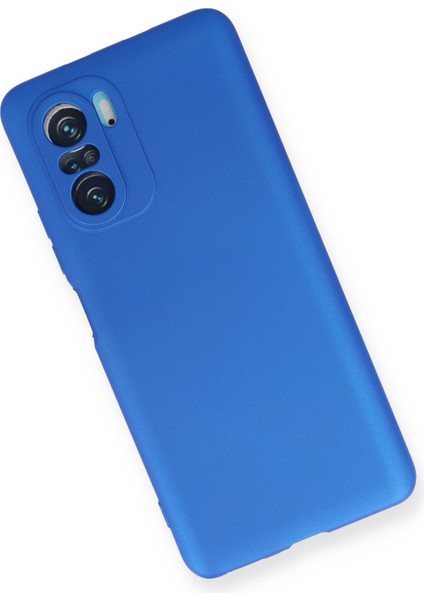 Xiaomi Redmi K40 Kılıf Premium Rubber Silikon - Mavi