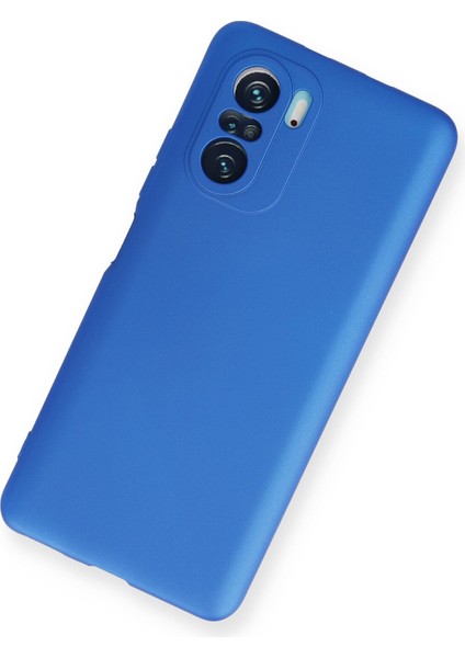 Xiaomi Redmi K40 Kılıf Premium Rubber Silikon - Mavi