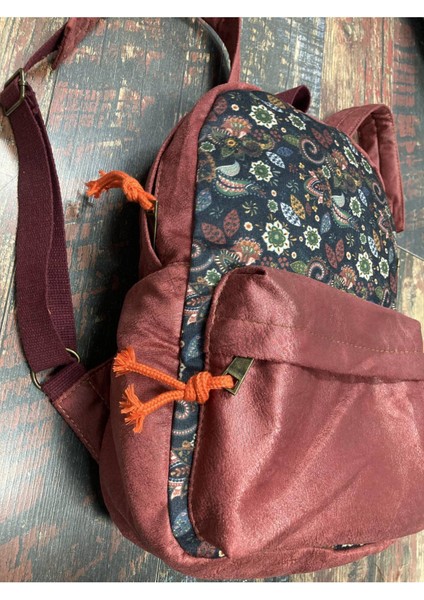 Likya Etnik Otantik Bohem Desenli Sırt Çantası Günlük Kullanım Seyehat Çantası fiyatları