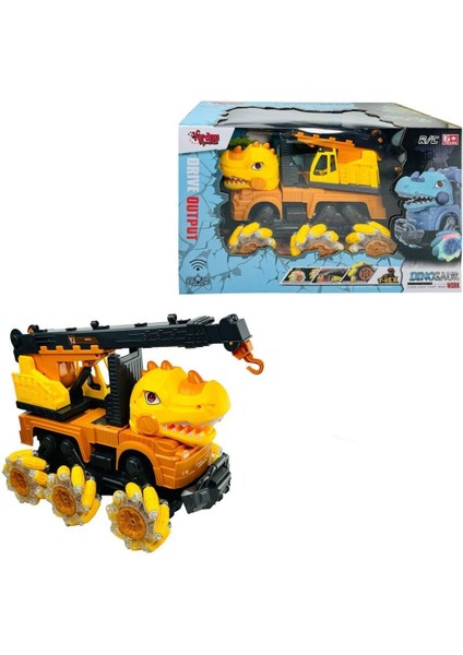 YJ-078-1 Uzaktan Kumandalı Full Fonksiyon 2.4g Dinozor Kamyon Vinç -Vardem