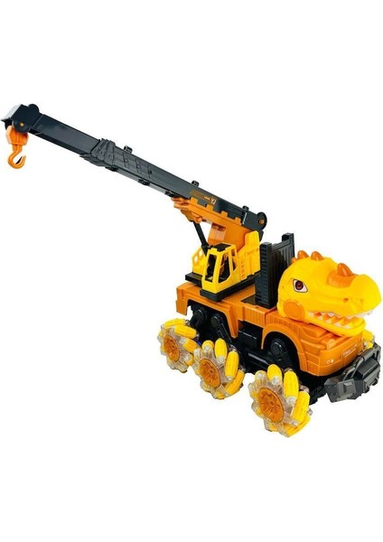 YJ-078-1 Uzaktan Kumandalı Full Fonksiyon 2.4g Dinozor Kamyon Vinç -Vardem