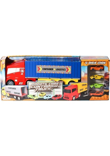 Lal 1136 Arabalı Konteynır -Kingtoys