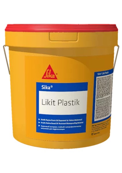 Sika® Likit Plastik 20 Kg (Elastik Su Yalıtım Malzemesi)