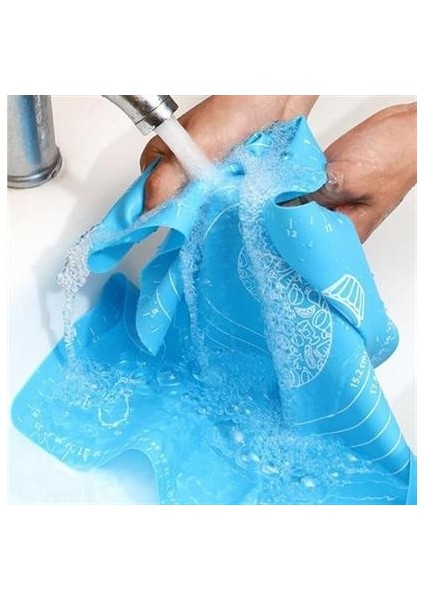 40*50 cm Silikon Ölçekli Kullanımı Kolay Hamur Açma Matı Ekmek Mantı Makarna Hamuru Yoğurma indirimleri