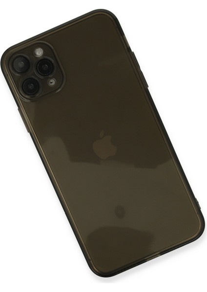 Apple iPhone 11 Pro Max Kılıf Fly Lens Silikon - Siyah