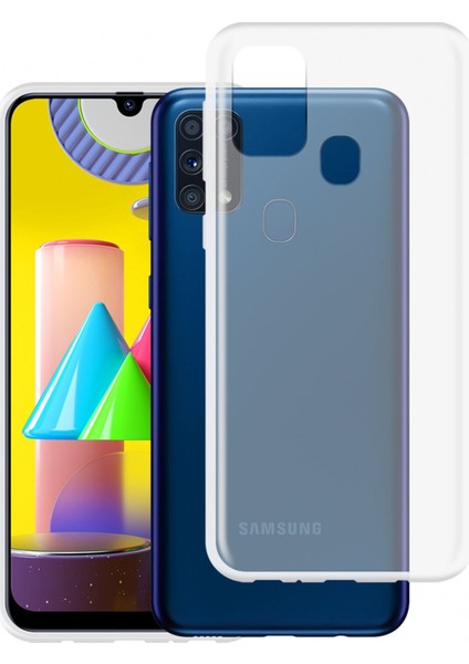 Samsung Galaxy M31 Kılıf Lüx Şeffaf Silikon