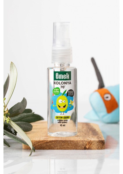 Gliserinli Çocuk Kolonyası Zeytin Çiçeği 45 ml Sprey 4'lü