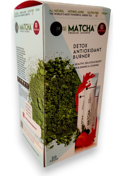 2 Kutu Matcha Detox Çayı Orjinal Yeni Paket