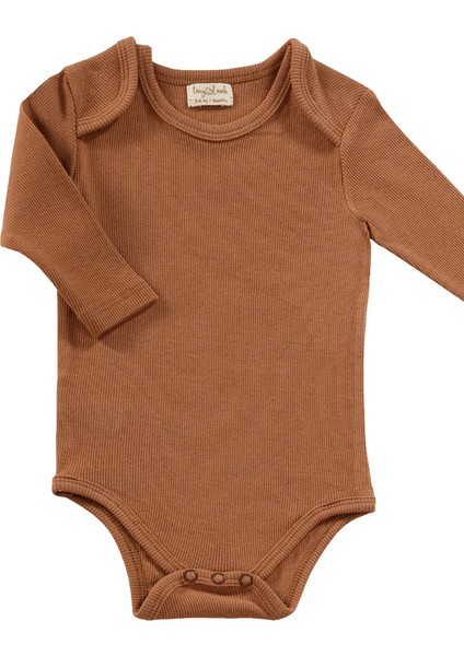 Flavor 3 Parça Unisex Bebek Uzun Kollu Pamuk Bodysuit Takımı