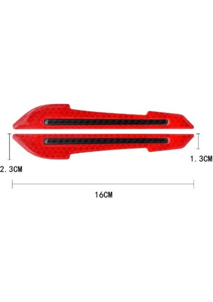 Araba Ayna Çarpma Koruyucu Renkli Reflektif Şerit