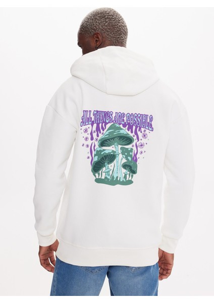 Kapüşon Yaka Ekru Erkek Sweatshırt TC3913 fiyatları