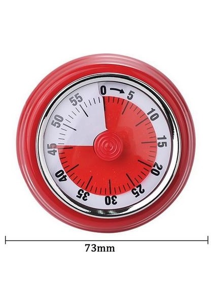 Manyetik Alt Hatırlatma Saymak Mutfak Zamanlayıcı Arama Pişirme Zamanlayıcı Retro Mekanik Clockwork Digit Pointer Taşınabilir Saat | Mutfak Zamanlayıcıları (Yurt Dışından)