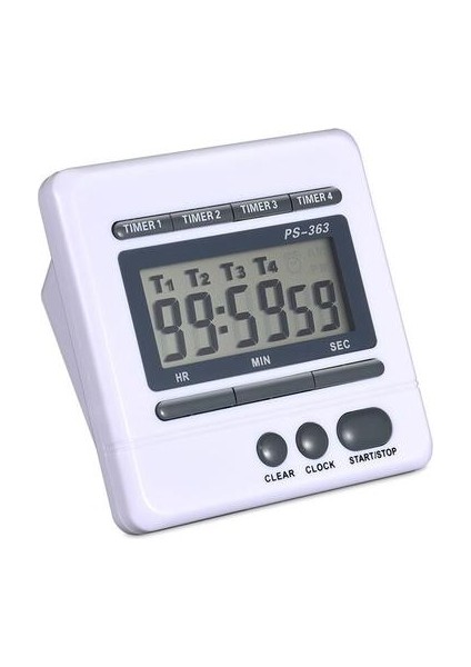 Dijital Geri Sayım Timer 4 Kanal Sayımı Aşağı Açık Mutfak Pişirme Zamanlayıcı Saati | Mutfak Zamanlayıcıları (Yurt Dışından)