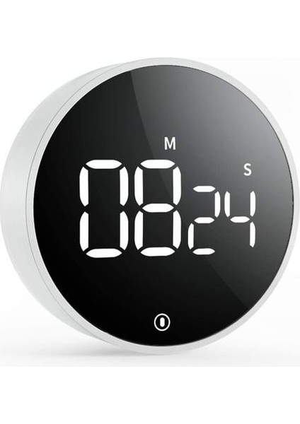 Manyetik LED Dijital Zamanlayıcı Elektronik Geri Sayım Çalar Saat Mutfak Zamanlayıcıları Için Yemek Çalışma Kronometre Duş Mekanik Sayacı | Mutfak Zamanlayıcıları (Siyah) (Yurt Dışından)