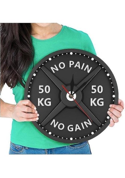 Spor Fitness Vücut Geliştirme Akrilik Duvar Saati (Yurt Dışından)