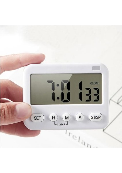 Çok Fonksiyonlu Mutfak Zamanlayıcı Dijital Pişirme Dilsiz Alarm Titreşimli Yanıp Sönen Işık Geri Sayım Saati Ev Pişirme Malzemeleri | Mutfak Zamanlayıcıları (Yurt Dışından) fiyatları