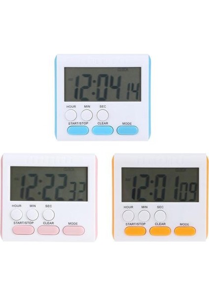 LED Dijital Mutfak Zamanlayıcı Pişirme Duş Çalışma Kronometre Çalar Saat Manyetik Elektronik Pişirme Geri Sayım Zaman Zamanlayıcı | Mutfak Zamanlayıcıları (Mavi) (Yurt Dışından) fırsatları