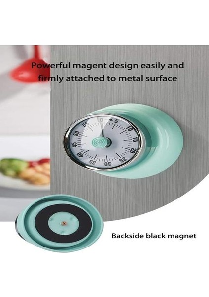 Chronograph Mekanik Zamanlayıcı Manyetik Alt Hatırlatma Çok Amaçlı Geri Sayım Mutfak Mekanik Clockwork Dijital Işaretçi | Mutfak Zamanlayıcıları (Yurt Dışından) modelleri