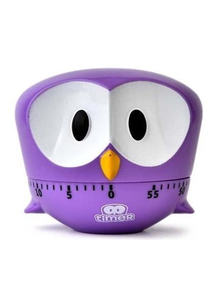 Büyük Göz Kartal Mekanik Zamanlayıcı, Mutfak Zaman Hatırlatma (Mor) (Yurt Dışından)