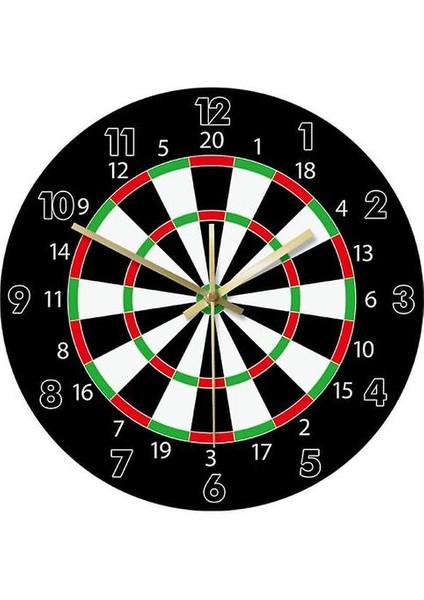 Oyunu Dart Kurulu Akrilik Bar Oturma Odası Dekorasyon Duvar Saati (Yurt Dışından)