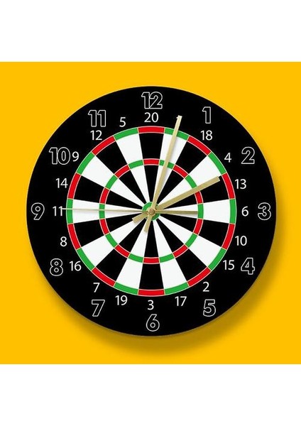Oyunu Dart Kurulu Akrilik Bar Oturma Odası Dekorasyon Duvar Saati (Yurt Dışından)