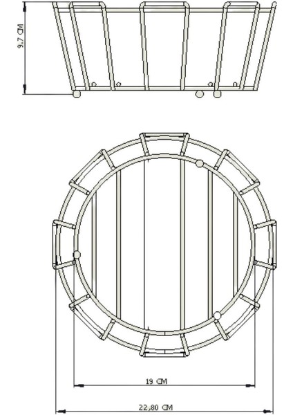 Turuncu Çok Amaçlı Oval Köşeli Meyve Sepeti - Metal Paslanmaz fiyatları