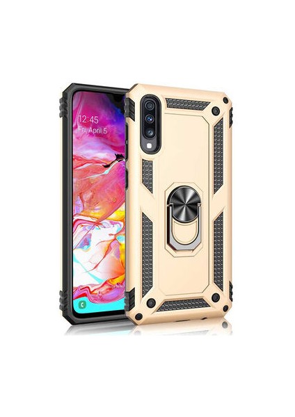 Huawei P Smart Pro 2019 Kılıf Tam Koruma Çift Katmanlı Ibiza Sert Silikon Kapak
