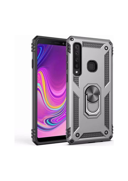 Samsung Galaxy A9 2018 Kılıf Tam Koruma Çift Katmanlı Ibiza Sert Silikon Kapak