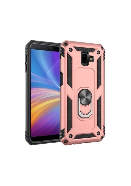 Samsung Galaxy J6 Plus Kılıf Tam Koruma Çift Katmanlı Ibiza Sert Silikon Kapak