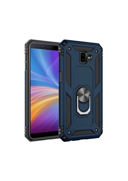 Samsung Galaxy J6 Plus Kılıf Tam Koruma Çift Katmanlı Ibiza Sert Silikon Kapak