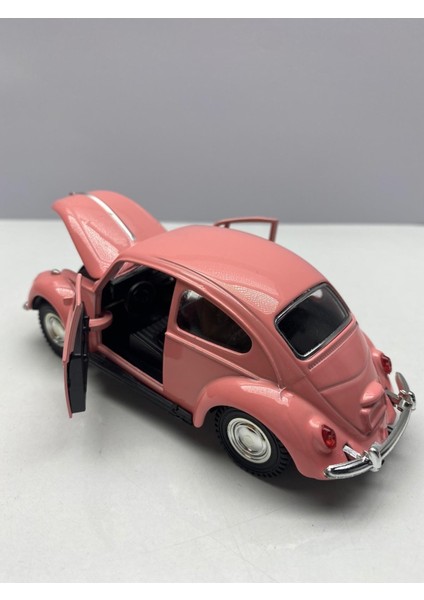 Diecast Metal Oyuncak Araba 12 cm Volkswagen Vosvos Kaput Ön Kapılar Açılır Çek Bırak Model Araç