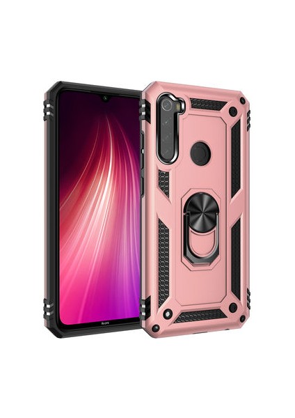 Redmi Note 8 Kılıf Tam Koruma Çift Katmanlı Ibiza Sert Silikon Kapak